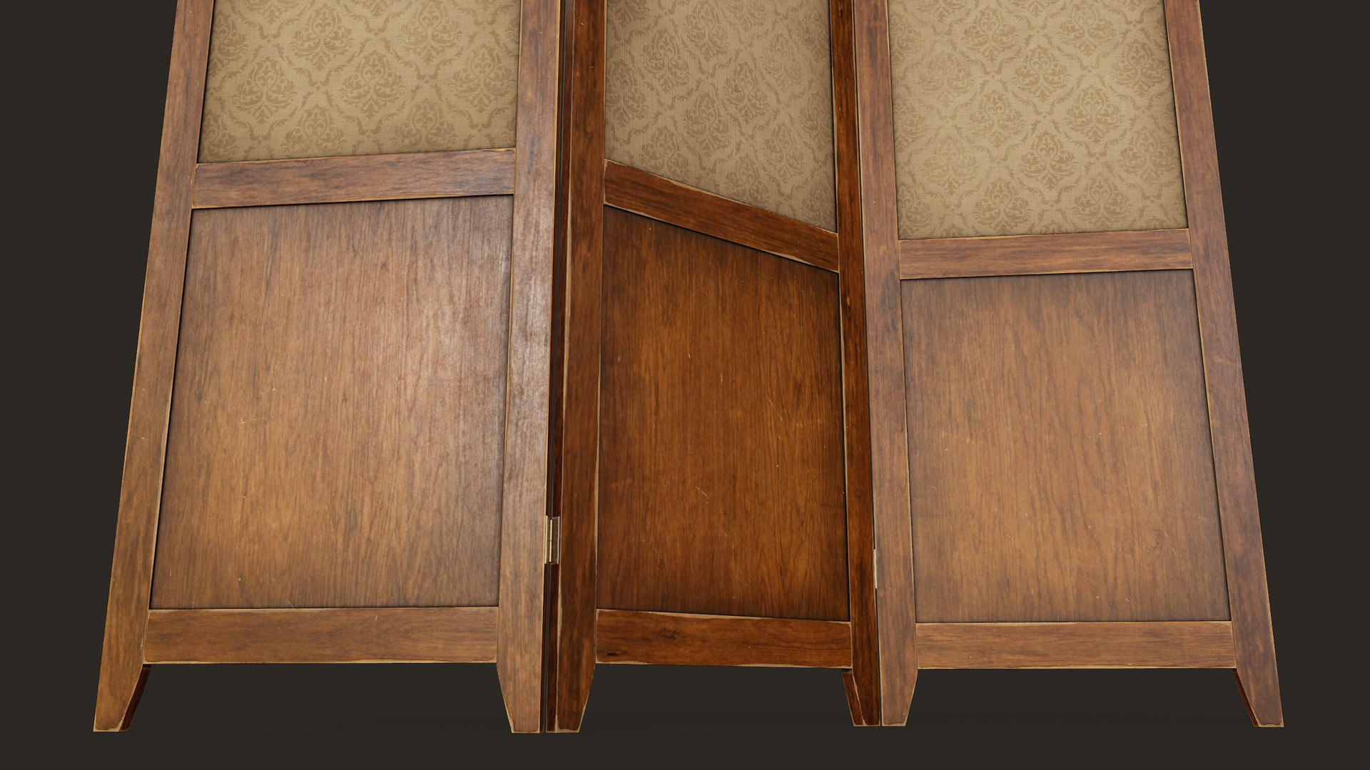 Antique Room Divider - PBR Game Ready 3D - TurboSquid 1847101