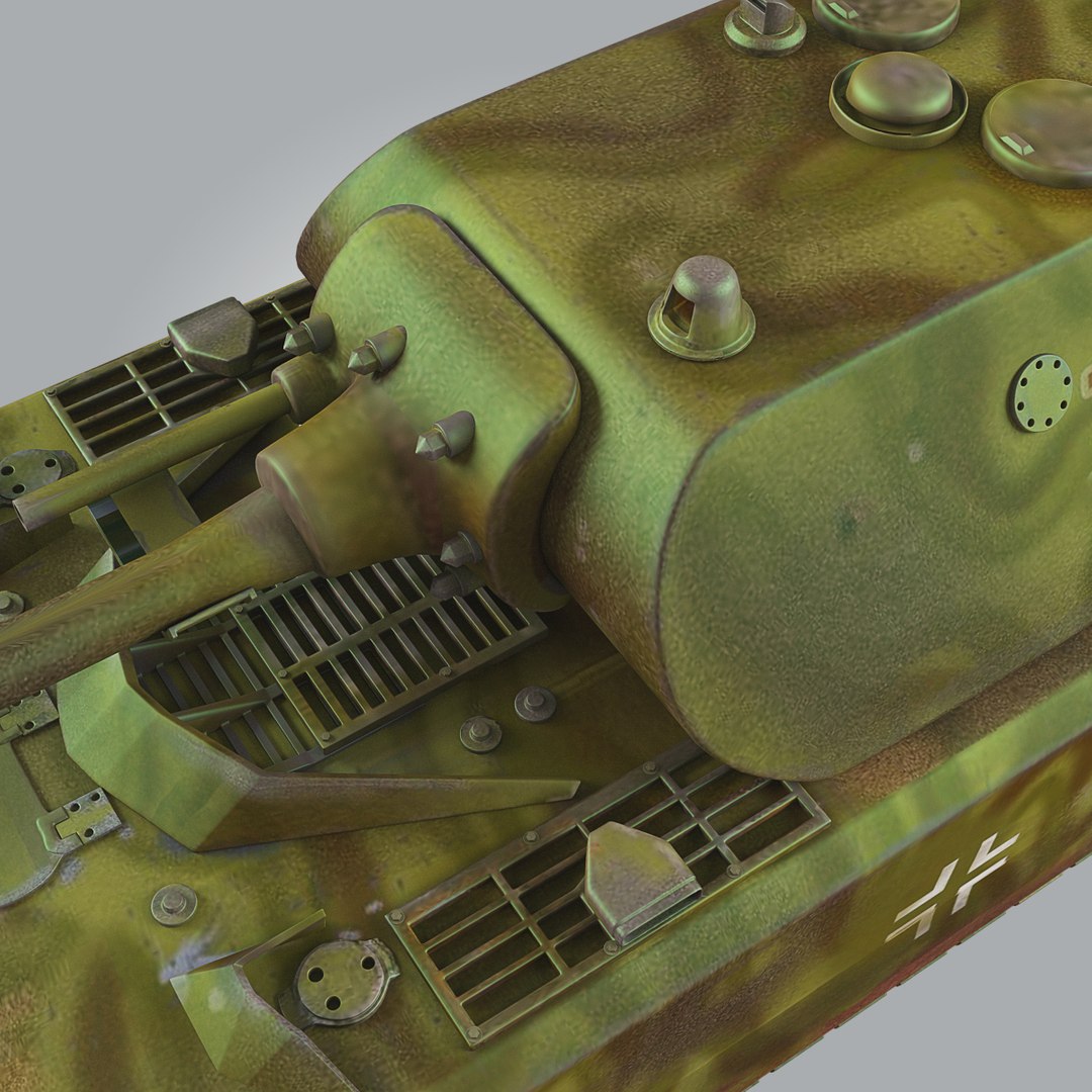 Tank Panzer Viii Maus 3d Model