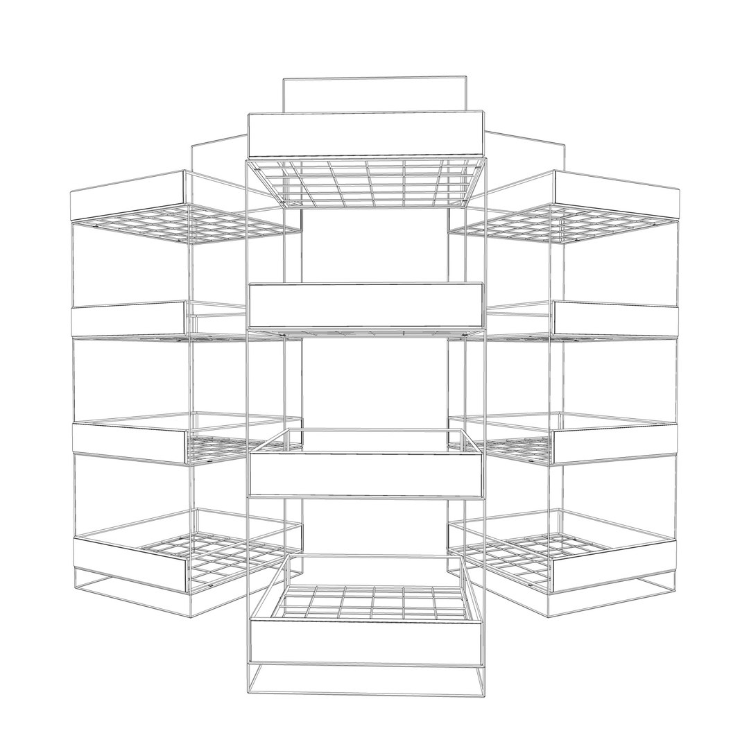 Display Rack 3D Model - TurboSquid 1361636