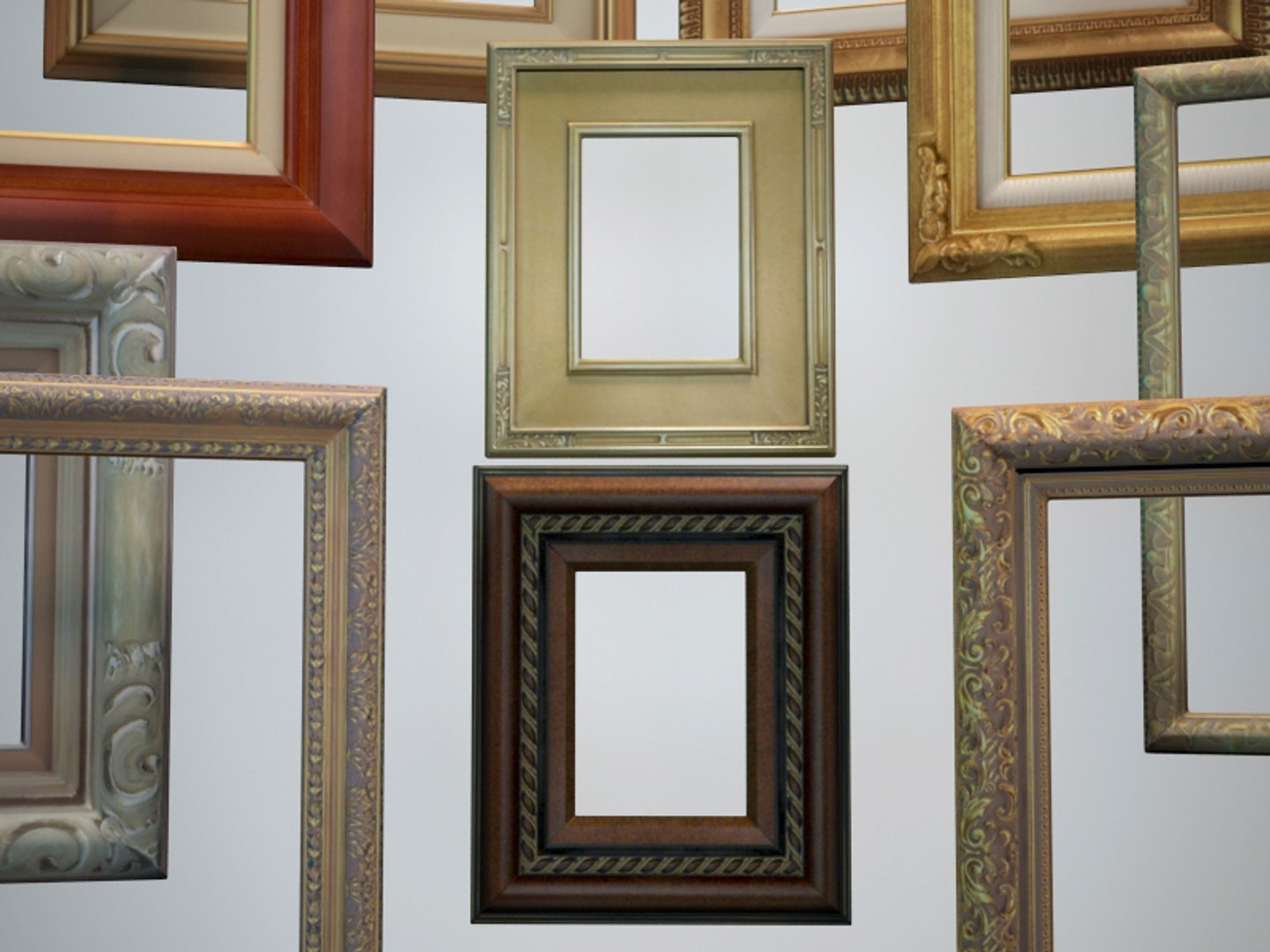 picture frames 3d max
