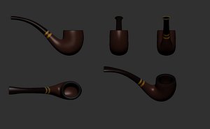 3D model smoking pipe