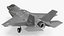 Stealth Multirole Fighter F 35 Lightning II con un piloto aparejado