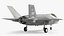 Stealth Multirole Fighter F 35 Lightning II con un piloto aparejado