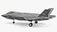 Stealth Multirole Fighter F 35 Lightning II con un piloto aparejado