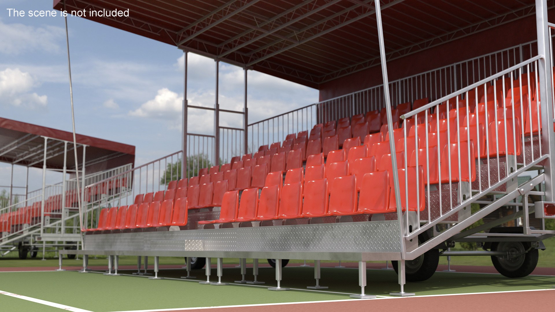 3D Model Mobile Grandstand TurboSquid 2281783