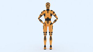 3D model Female Robot 3 - FR03