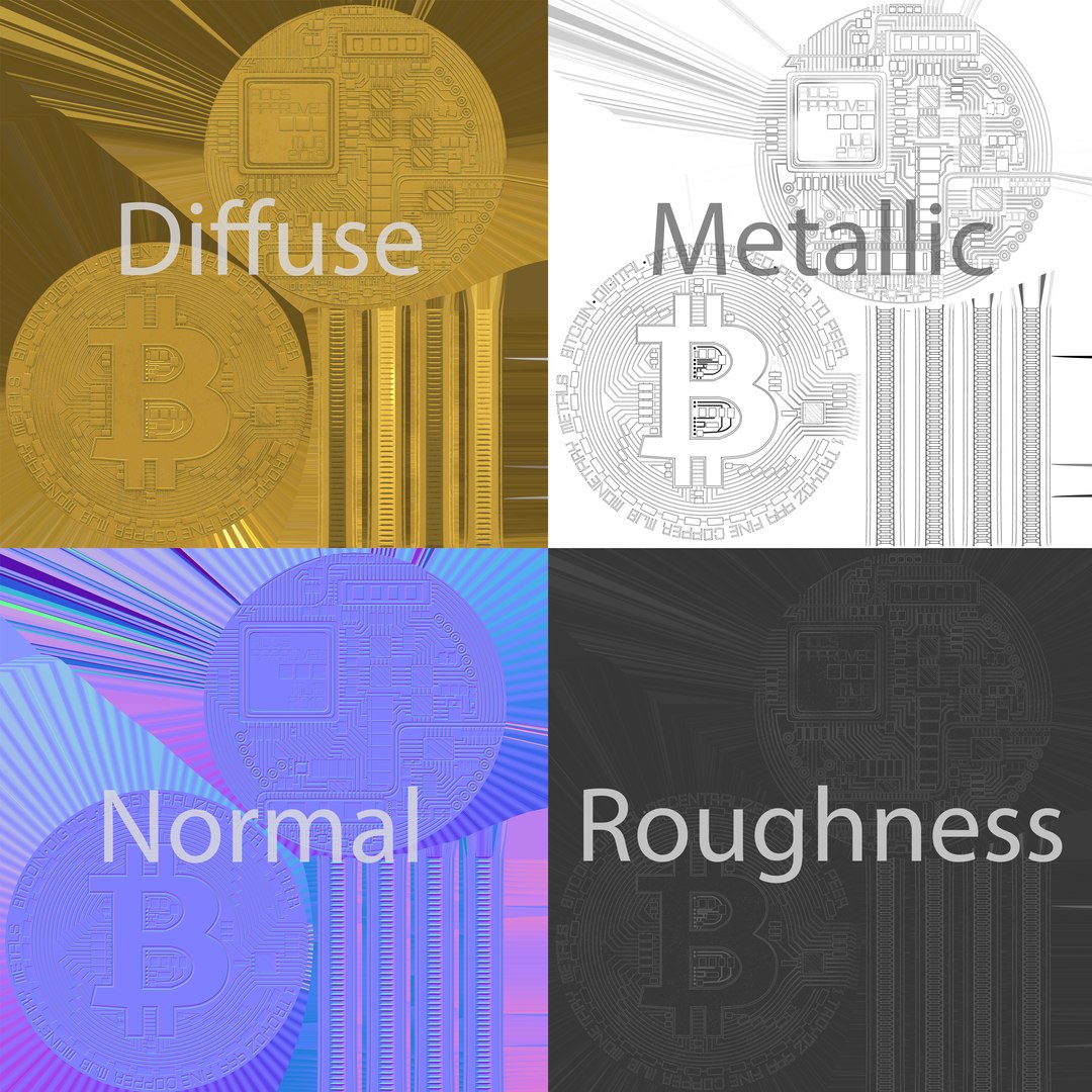 Bitcoin coin currency 3D model - TurboSquid 1676882