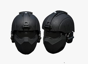 3D helmet sci model