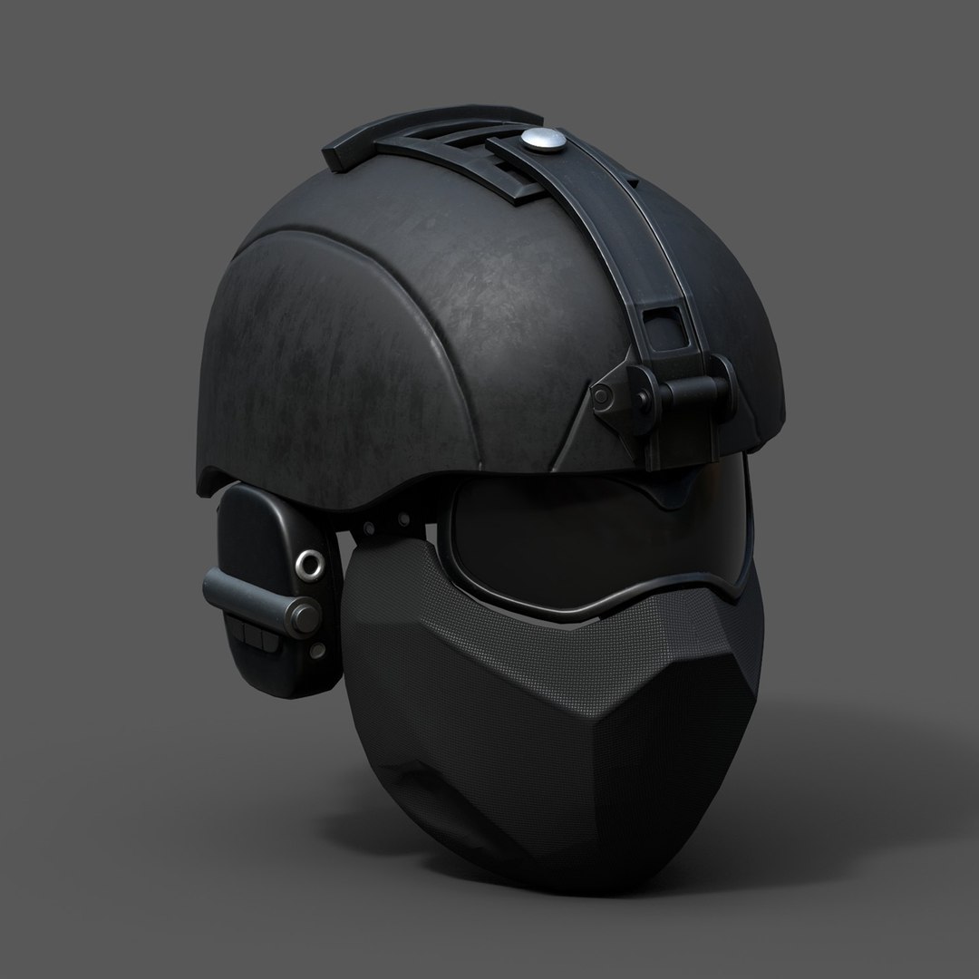 3D Helmet Sci Model - TurboSquid 1542843