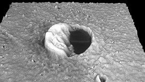 3D model Galilei Lunar Crater