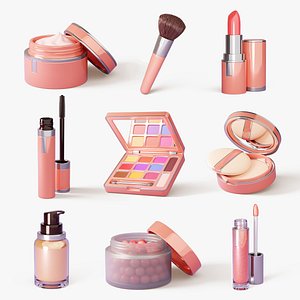 Makeup Essentials Pack 3D model