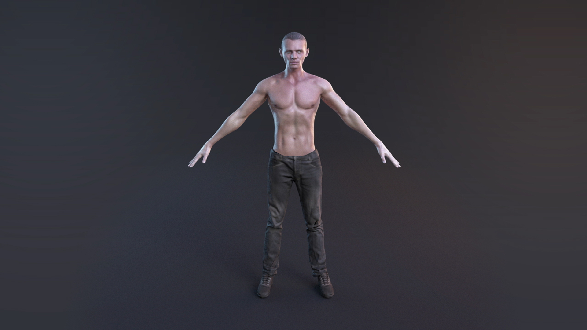 3d Model Character Male - Rigged