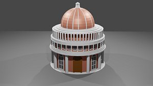 Library Building 3D model