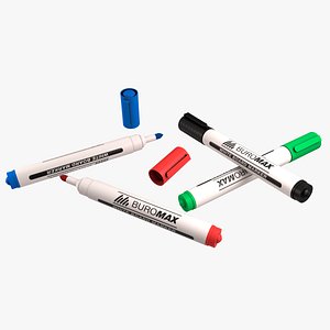 white board marker 3d model