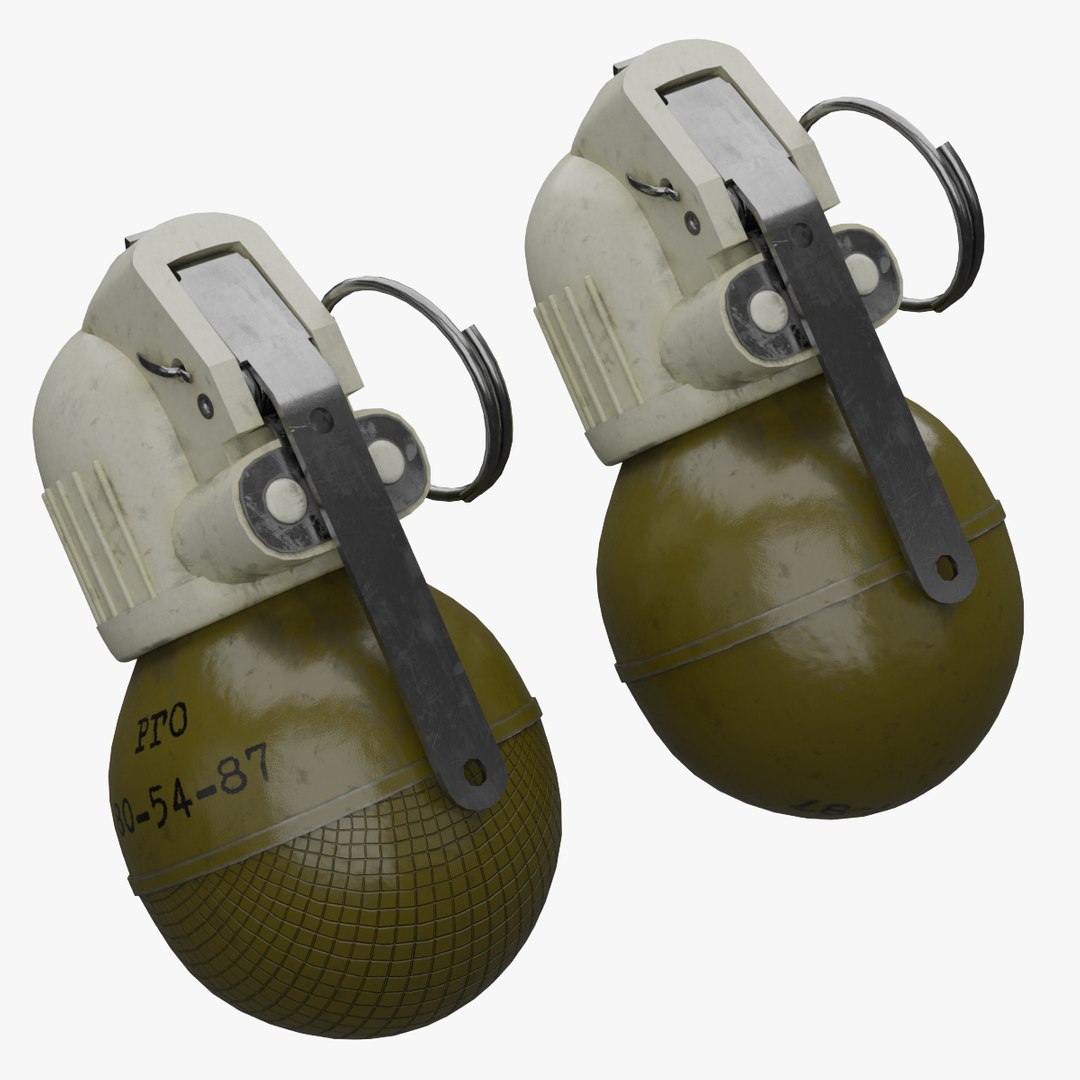 Zarya Stun Grenade 3D Model - TurboSquid 2244164