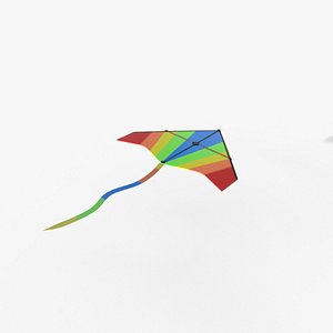 Kite low poly model