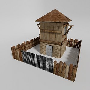 medieval building asset 3D