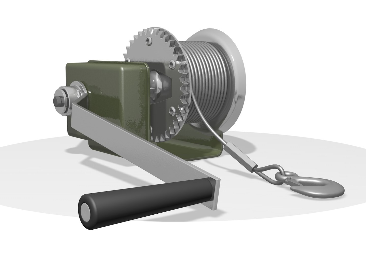 3D Winch Windlass Hoist Model TurboSquid 1485556