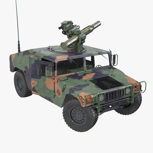 3d hmmwv tow missile carrier model