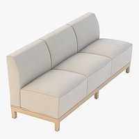Nemschoff Photorealistic Brava Platform Multiple Seating Sofa 860-31