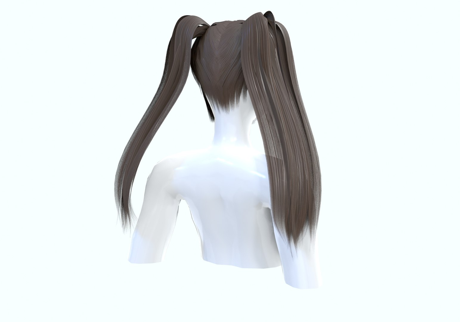Female Bangs Hairstyle 3D model - TurboSquid 1960240