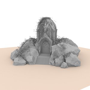 3D model temple