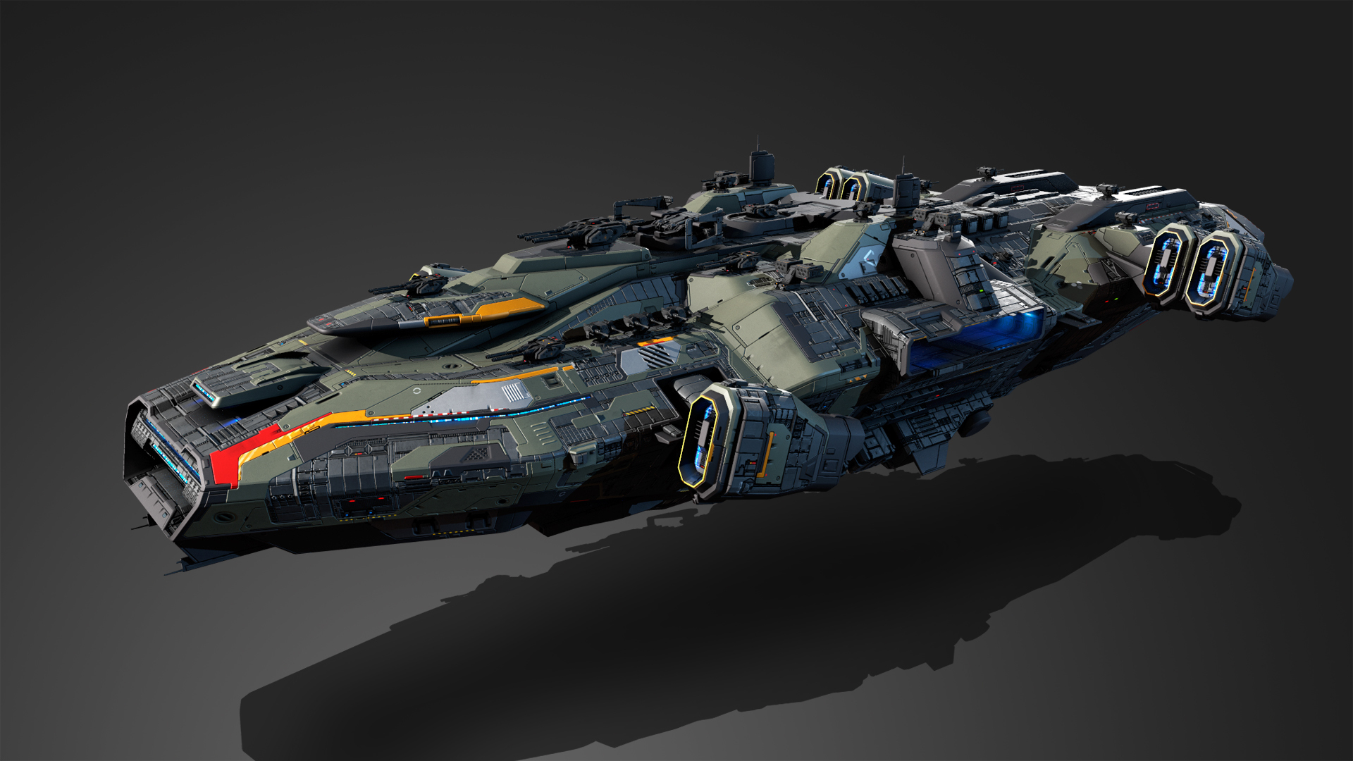 3D ARCADIA Dreadnought Spacecraft - TurboSquid 1992033