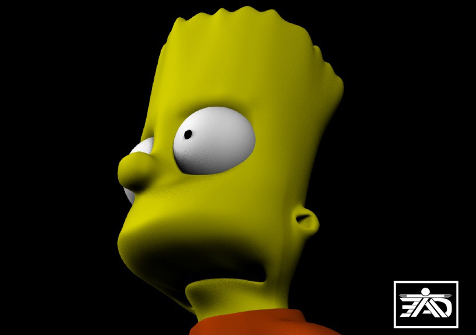 3d Bart Simpson