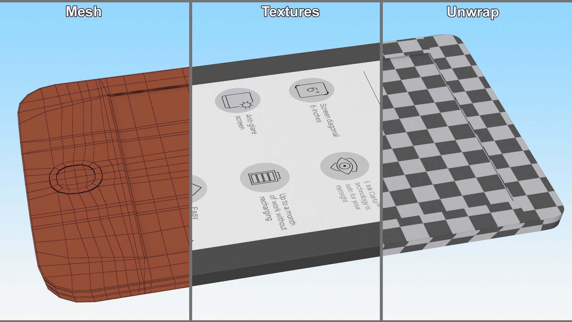 3D model Electronic Book PocketBook 614 Limited Edition Gray https://p.turbosquid.com/ts-thumb/OG/UunTzw/1v/electronicbookpocketbook614limitededitiongrayc4dmodel009/jpg/1699393570/1920x1080/fit_q87/9e8d5315f326c95e11d7ce8823f29461fe301226/electronicbookpocketbook614limitededitiongrayc4dmodel009.jpg