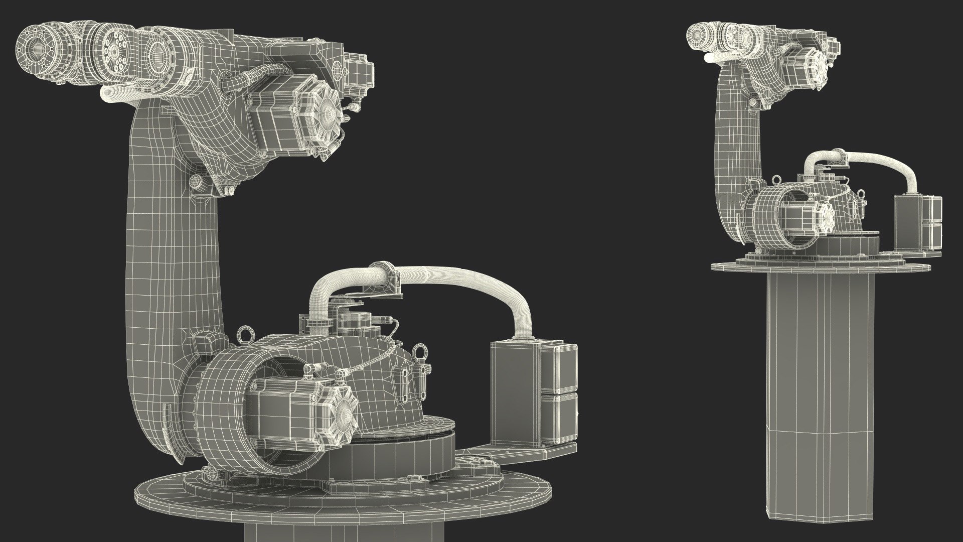 3D Industrial Robot Arm Kuka KR 60-4 on Stand https://p.turbosquid.com/ts-thumb/OG/W38Fpv/Gi/industrialrobotarmkukakr604onstandvray3dmodel023/jpg/1718577704/1920x1080/fit_q87/e490e3df25fa2bc5cf42e7609267a022bbf0b4ba/industrialrobotarmkukakr604onstandvray3dmodel023.jpg