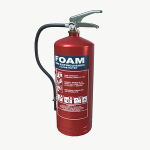 Foam Fire Extinguisher 3D model