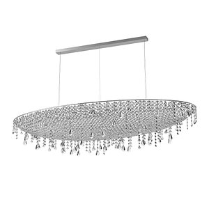 Lolli e Memmoli oval ceiling crystal chandelier