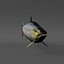 3d chinook salmon