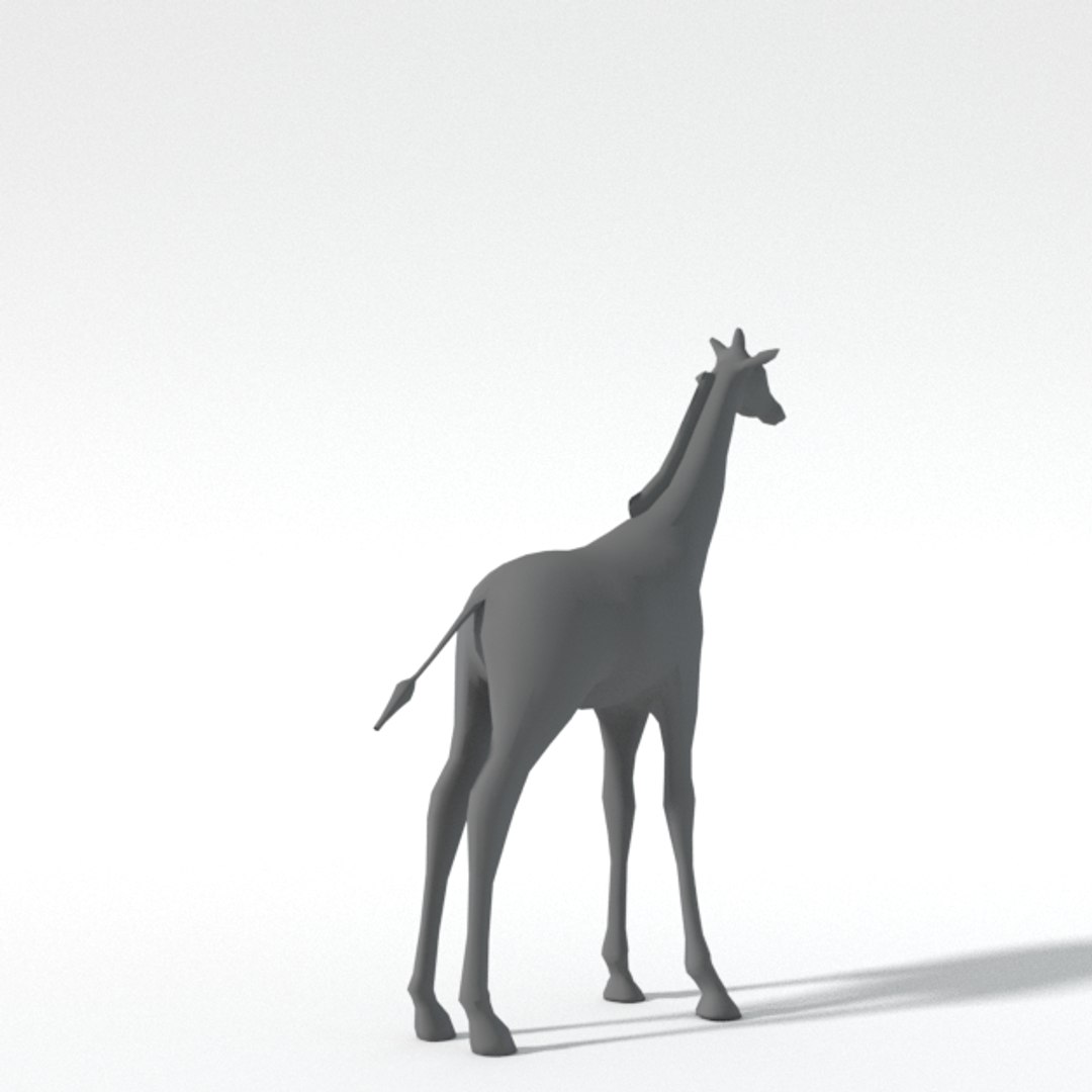 Giraffe Model - TurboSquid 1318849