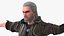 Cyberpunk 2077 Pose en T del personaje de Geralt