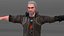 Cyberpunk 2077 Pose en T del personaje de Geralt
