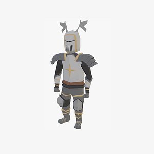LOW POLY Templar 3D model