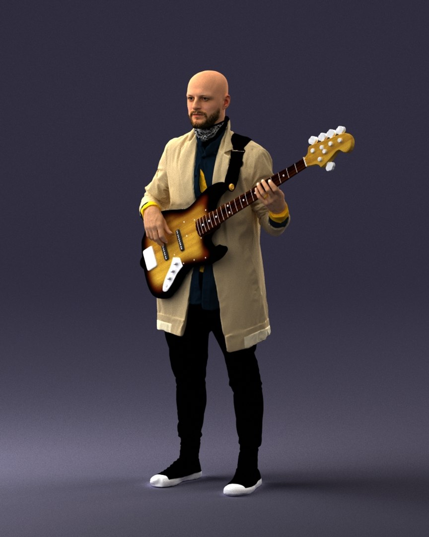 Musician Music 3D Model - TurboSquid 1387969