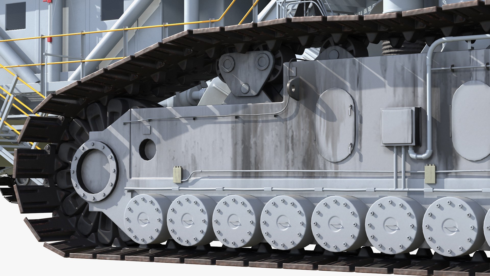 nasa missile crawler transporter 3D model https://p.turbosquid.com/ts-thumb/OG/v5eR9x/3dIWZT4G/nasamissilecrawlertransporterfacilitieswithspaceshuttlecollectionc4dmodel016/jpg/1606890740/1920x1080/fit_q87/858548987b6badc84a566587587ee68efe827e56/nasamissilecrawlertransporterfacilitieswithspaceshuttlecollectionc4dmodel016.jpg