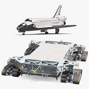 nasa missile crawler transporter 3D model
