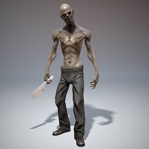 3ds max character zombie