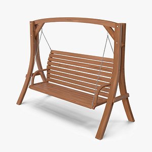 Wooden Garden Swing Chair