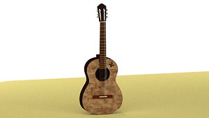 guitar 3D model