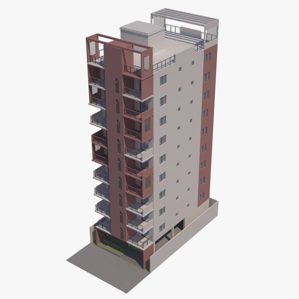 modelo 3d Residential Building 07 - TurboSquid 2090977