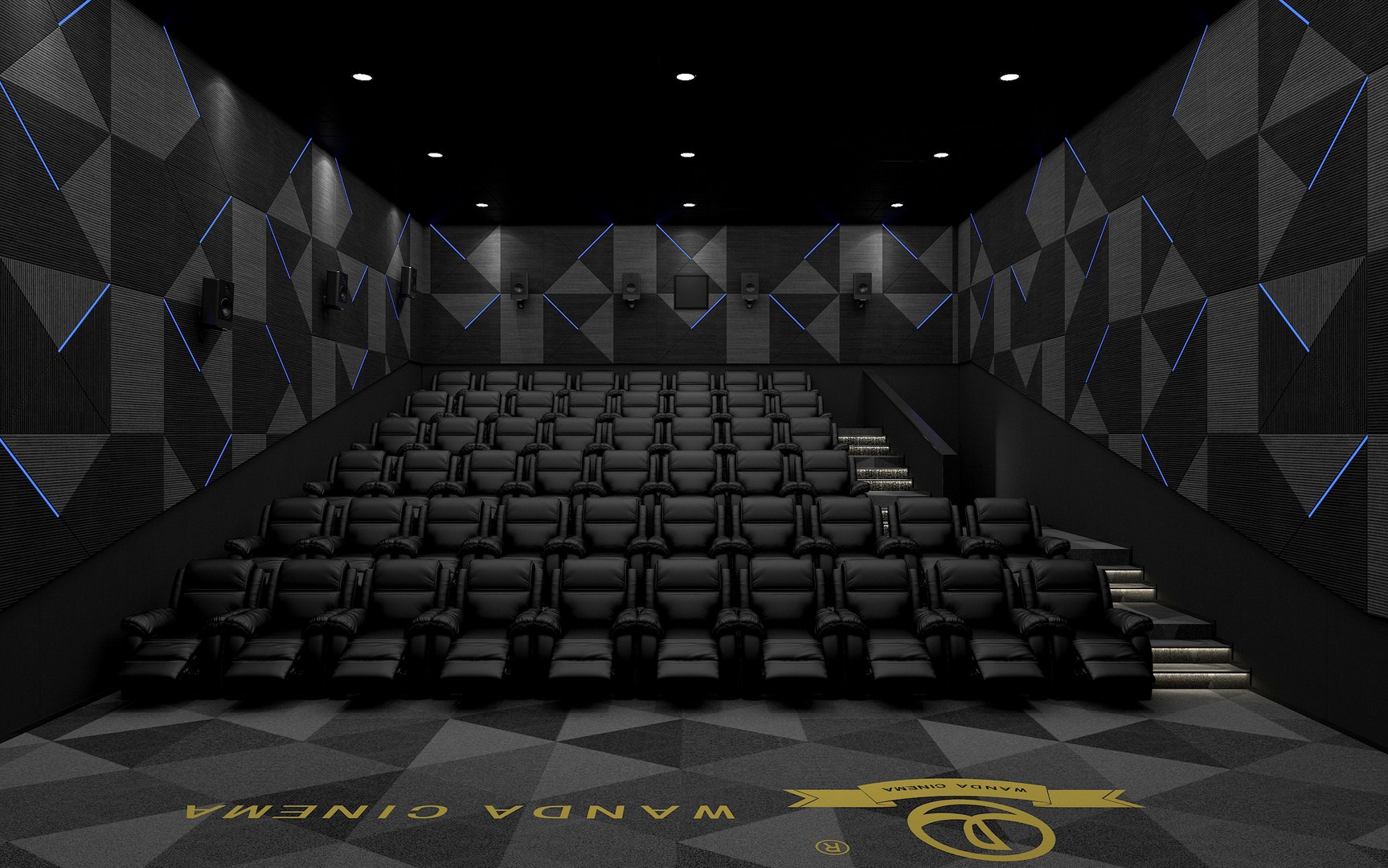Movie Theater Interior 3D - TurboSquid 2457754