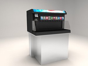 beverage dispenser 3d model