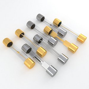 Glass Tube Fuse Gold and Silver Collection