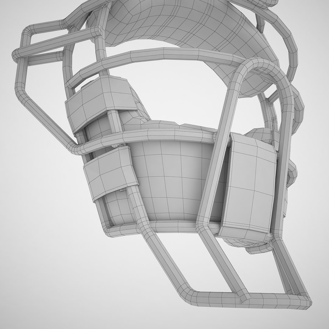 3D model mask baseball catcher - TurboSquid 1657429