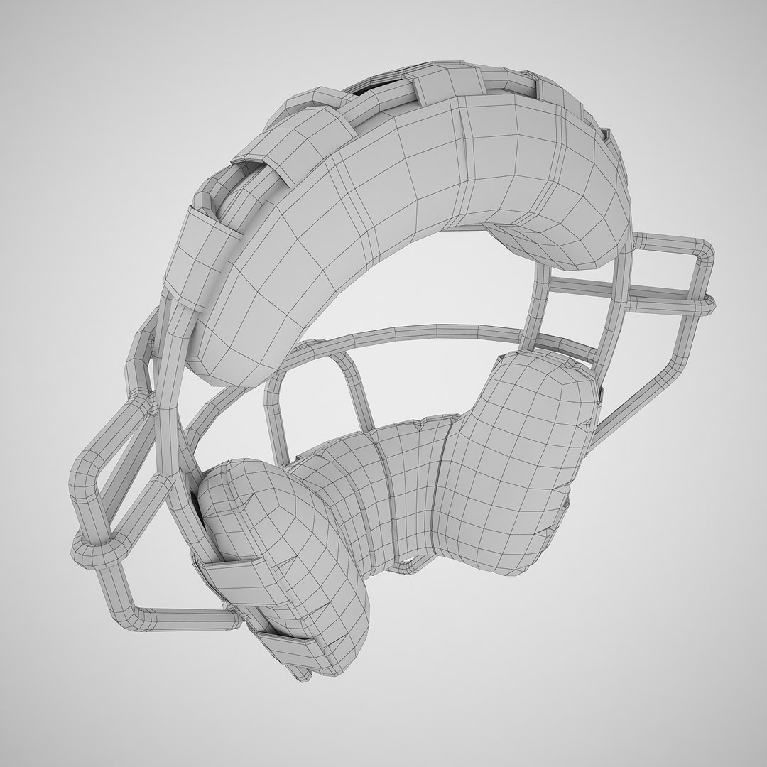 3D model mask baseball catcher - TurboSquid 1657429
