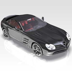 car mercedes slr mclaren 3d model